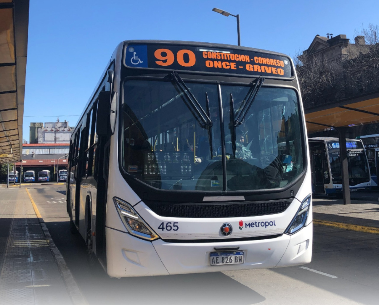 Línea 90. Foto: Instagram/metropol_ar