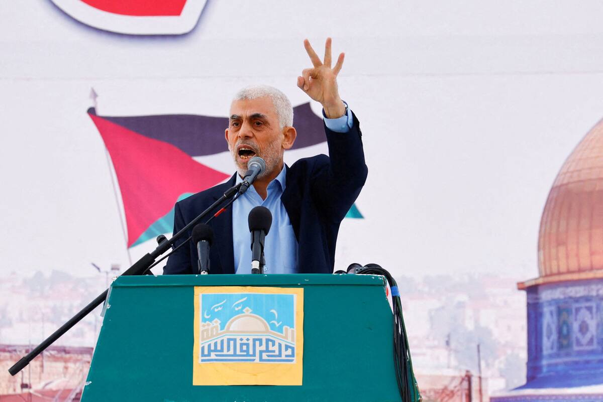 Yahya Sinwar, líder de Hamás. Foto: Reuters.