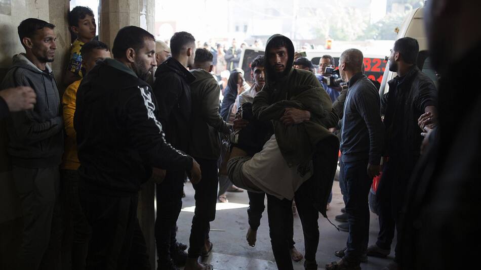 Miles de muertos en la Franja de Gaza. Foto: Reuters