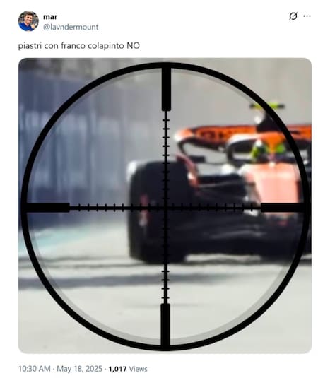 Los mejores memes de Franco Colapinto. Fotos: X.