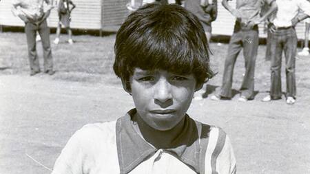 Diego Maradona de chico