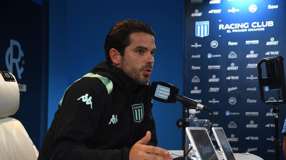 Fernando Gago, técnico de Racing. Foto: Télam