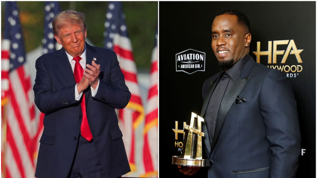 Una bailarina expuso que Donald Trump formaba parte de las fiestas que organizaba Sean 'Diddy' Combs