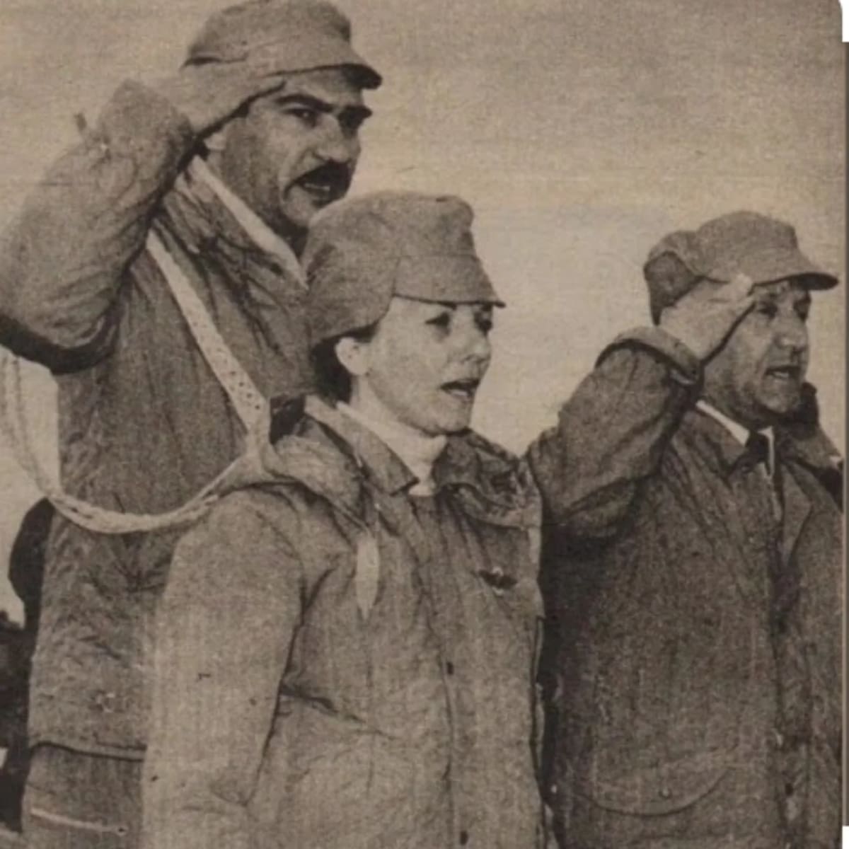 Isabel Perón en la Antártida