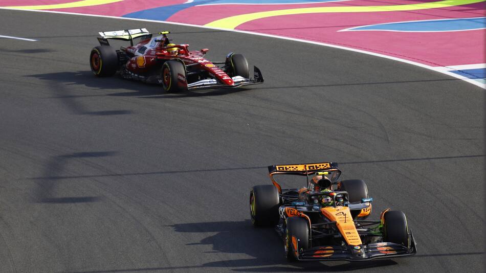 Lando Norris en el Gran Premio de Arabia Saudita. Foto: REUTERS.