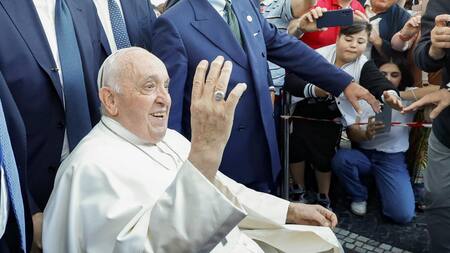 El Papa Francisco fue dado de alta. Foto: EFE.