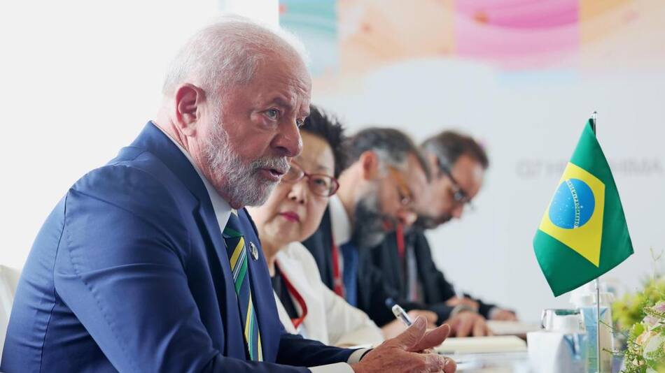 Lula da Silva en el G7. Foto: EFE.