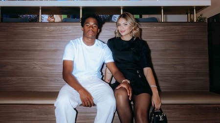 Endrick y su flamante esposa. Foto: Instagram @gabrielymiiranda