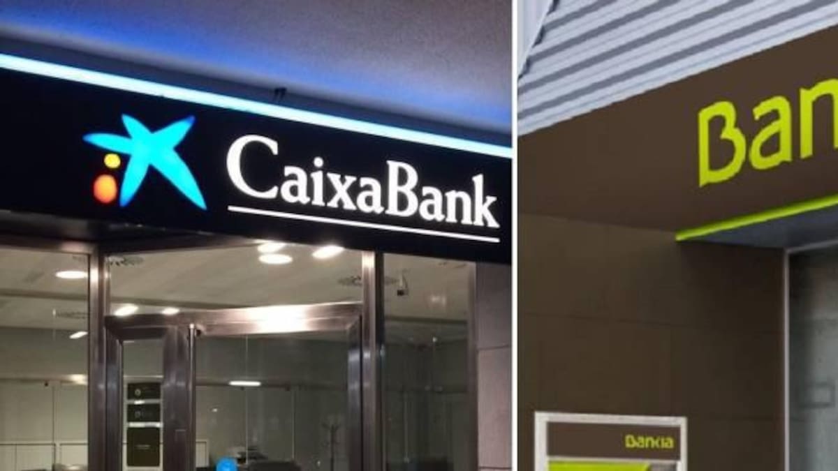 Caixabank y Bankia, bancos de España