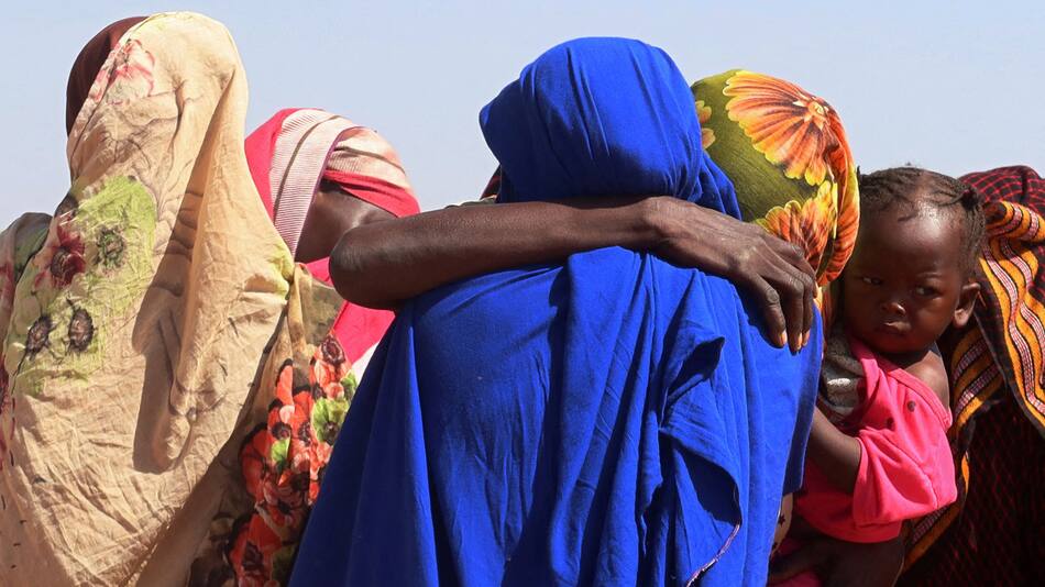 Refugiados sudaneses. Foto: Reuters.