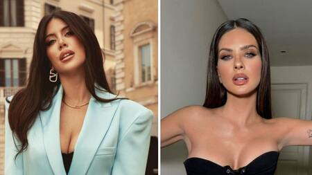 Wanda Nara y Eugenia "China" Suárez. Foto: Instagrams.