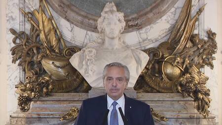 Alberto Fernández habló en cadena nacional, NA