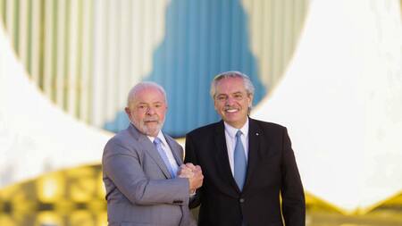 Lula da Silva y Alberto Fernández. Foto: NA