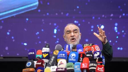 Hosein Salamí, jefe de la Guardia Revolucionaria de Irán. Foto: Reuters.