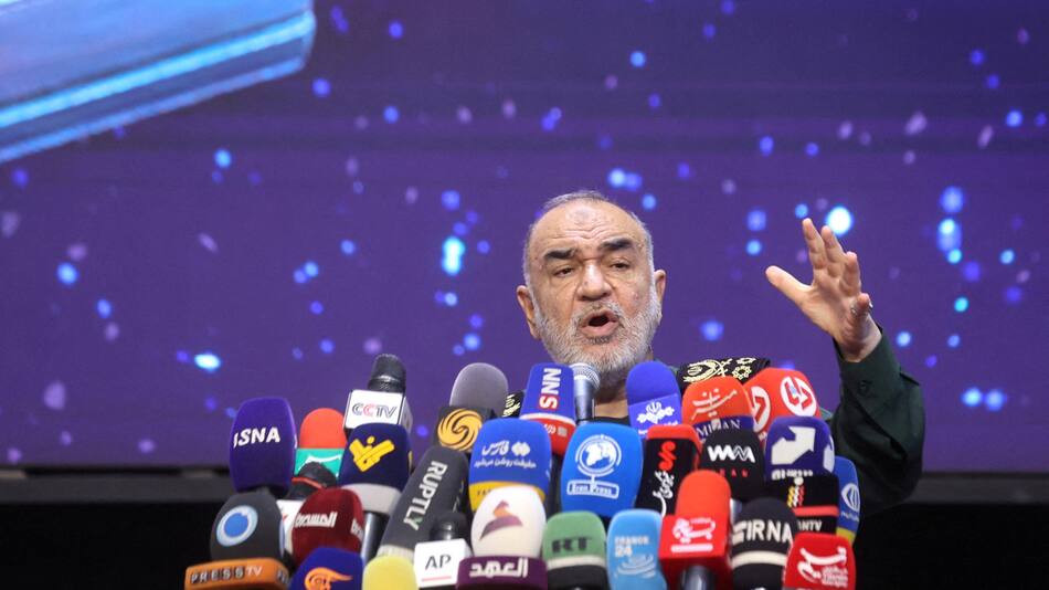 Hosein Salamí, jefe de la Guardia Revolucionaria de Irán. Foto: Reuters.