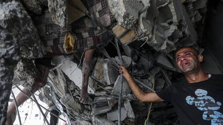 La situación en Gaza es angustiante. Foto: EFE.