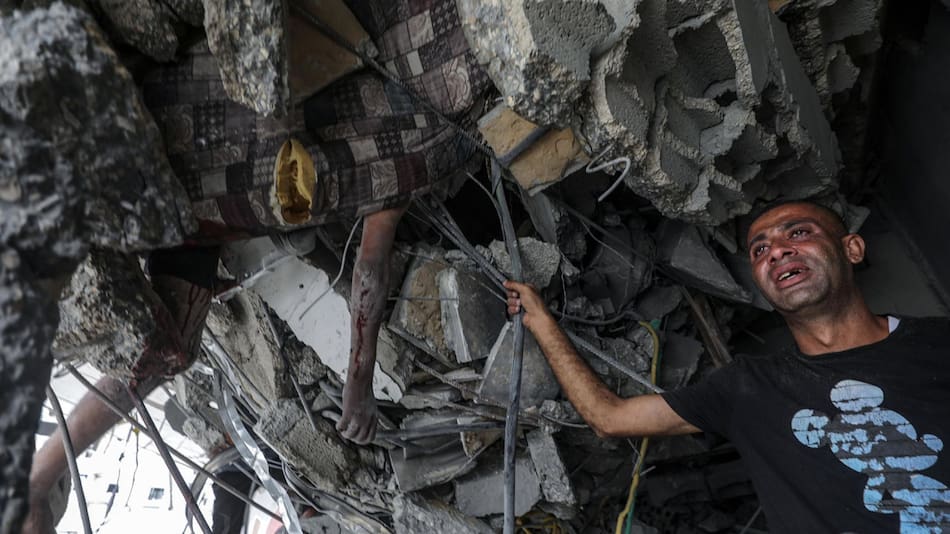 La situación en Gaza es angustiante. Foto: EFE.