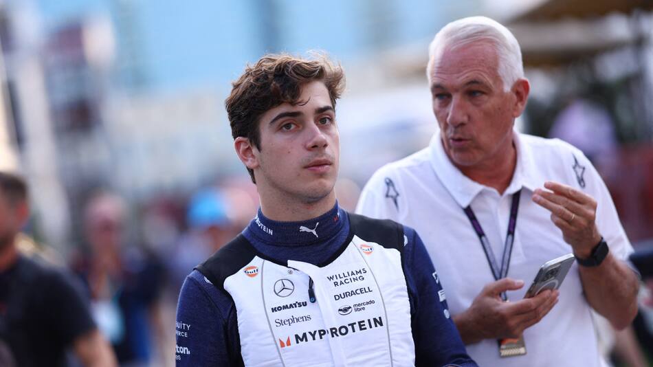 Franco Colapinto. Foto: REUTERS.
