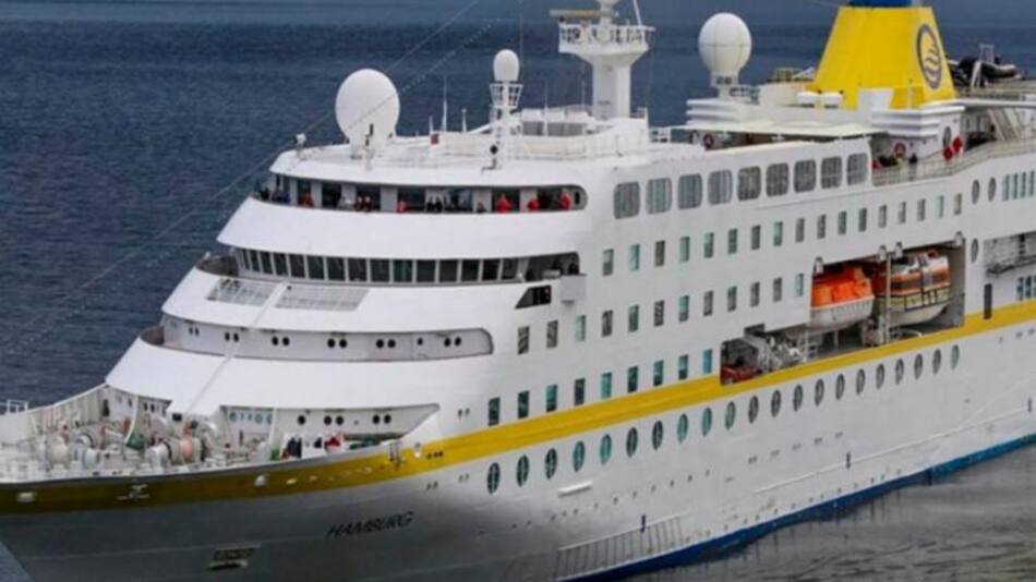 El buque Hamburg, proveniente de Cabo Verde, NA