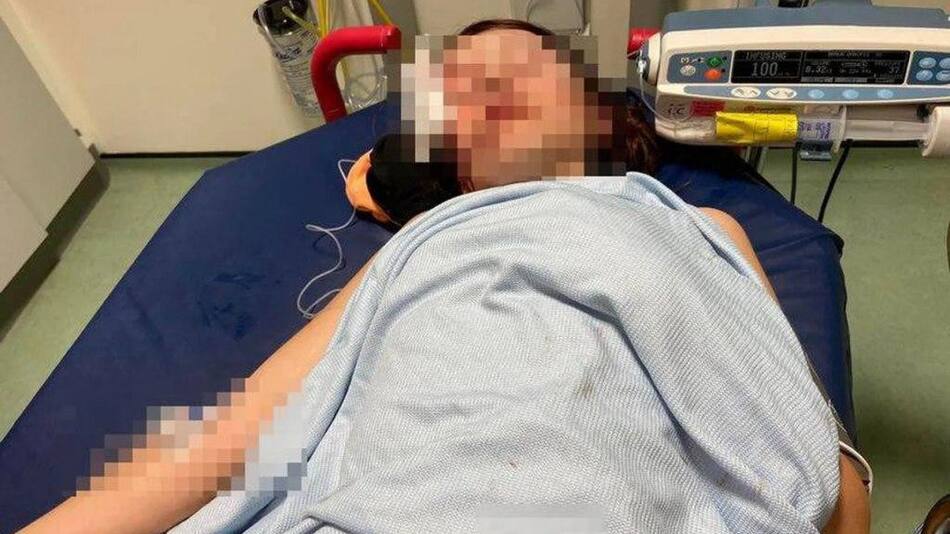 Niña golpeada en Escocia, NA