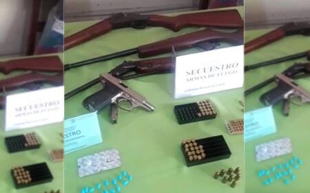 Violador detenido en Berazategui - Armas