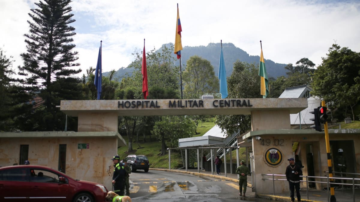 Los niños colombianos se encontraban en el Hospital Militar Central. Foto: Reuters.