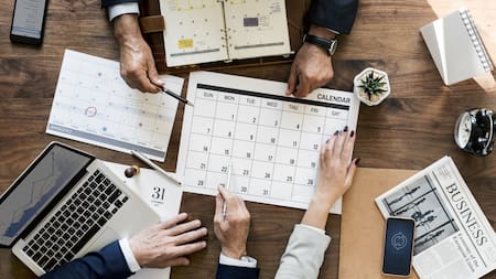 Calendario, feriados. Foto: Freepik