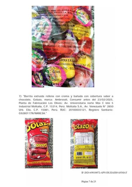 El producto prohibido por la ANMAT. Foto: NA.