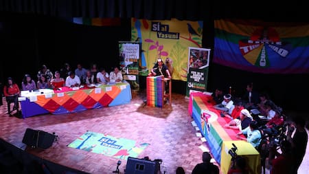 Plebiscito en Ecuador. Foto: EFE