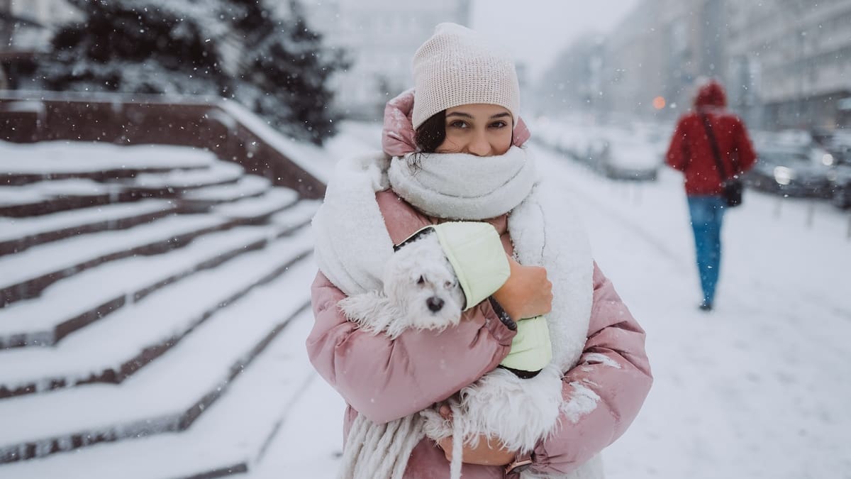 El Efecto Fujiwhara causó intensas nevadas en gran parte de Europa.