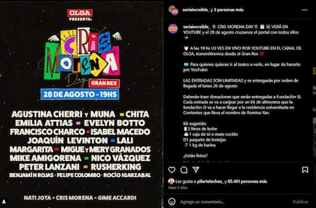 Cris Morena Day. Foto: OLGA.