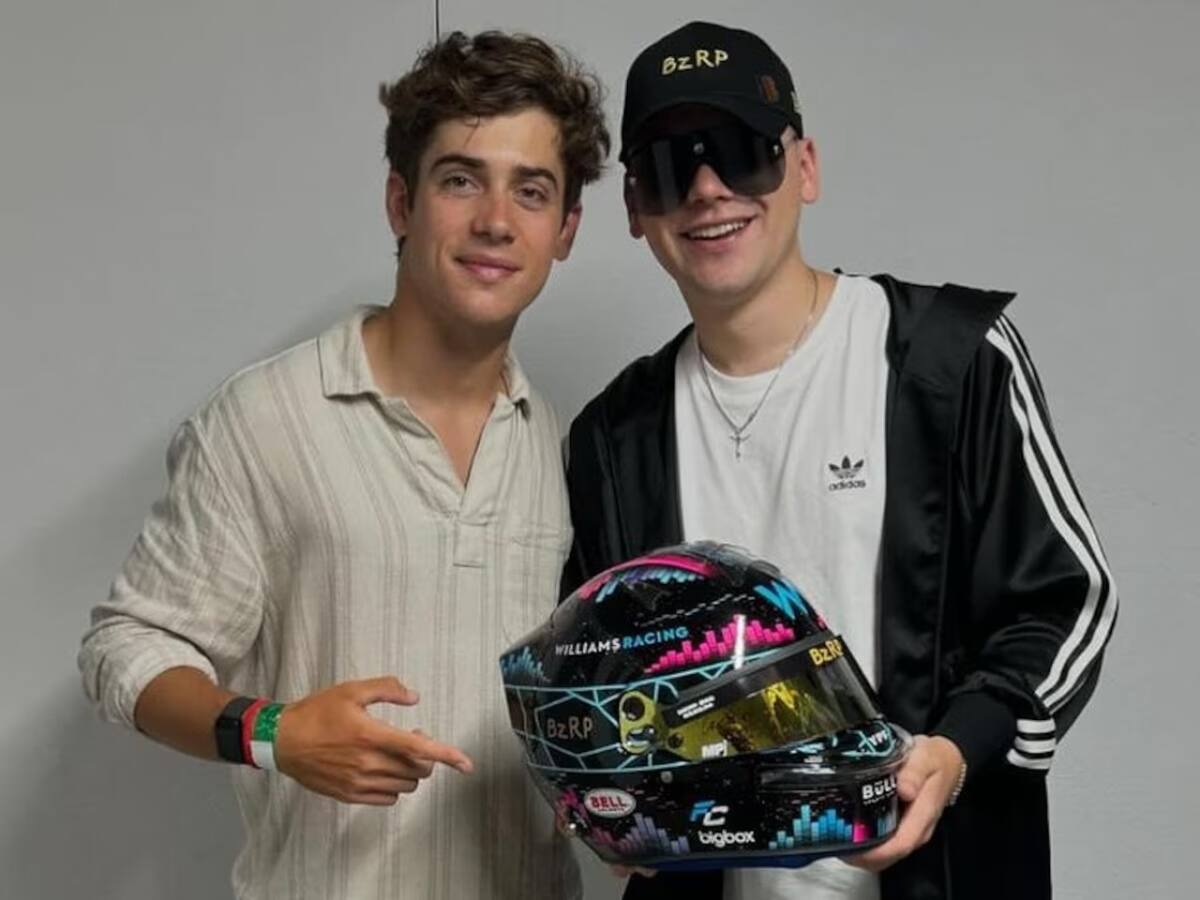 Colapinto y Bizarrap, un amistad que crece