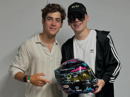 Colapinto y Bizarrap, un amistad que crece