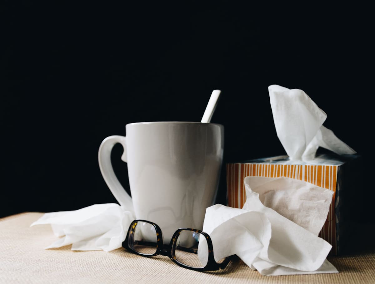 Con la llegada del invierno, comienza la época de enfermedades como la gripe o el resfrío. Foto: Unsplash
