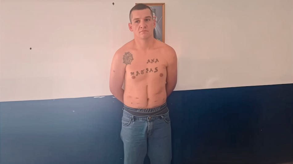 El presunto asesino serial de Jujuy, Matías Jurado.