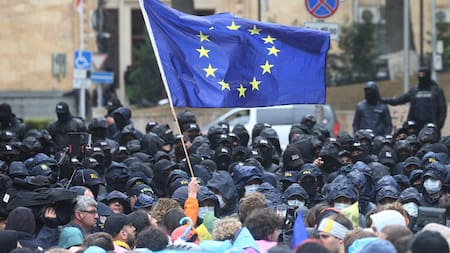 Bandera de la Unión Europea. Foto: Reuters.