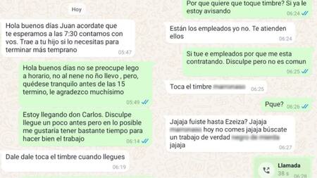 Estafa y discriminación a un hombre que buscaba trabajo. Foto: @juanjosera3611.