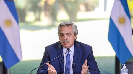 Alberto Fernández, anuncio de cuarentena en Quinta de Olivos, NA