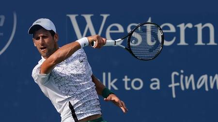Djokovic en Cincinnati (Reuters)