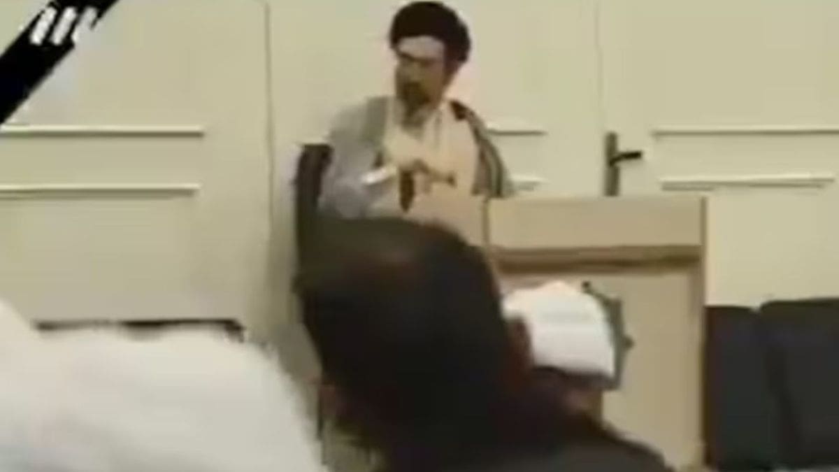 Aparición de Mojtaba Jamenei en la tv de Irán.