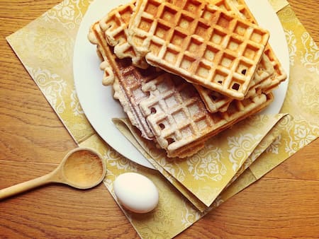 Waffles, receta. Foto: Pixabay.