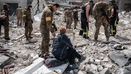 Conflicto Rusia-Ucrania, ciudad destruida, víctimas civiles, AFP