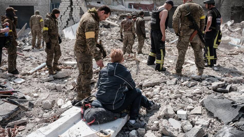 Conflicto Rusia-Ucrania, ciudad destruida, víctimas civiles, AFP