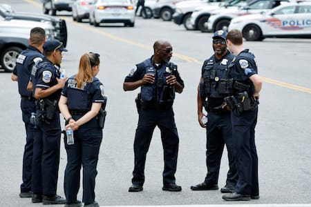 Policía de Washington, tiroteo. Foto: Reuters.