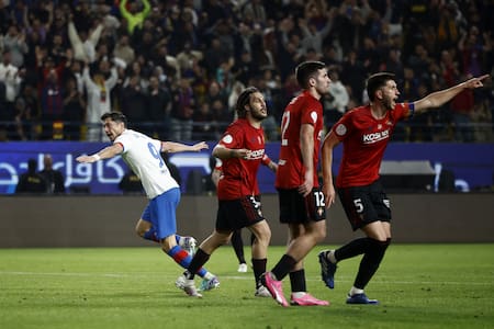 Supercopa de España, Barcelona vs. Osasuna. Foto: REUTERS.