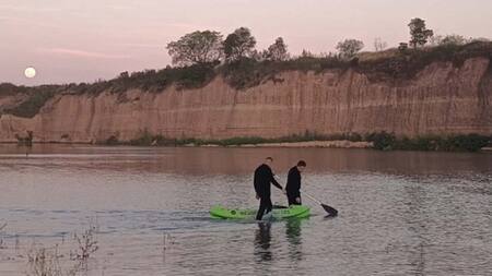 La cantera de Villa Elisa donde los jóvenes perdieron la vida. Foto: NA.