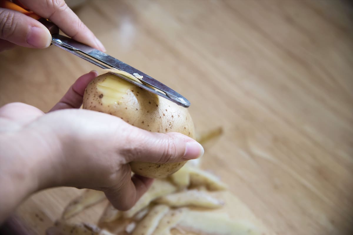 Patatas peladas