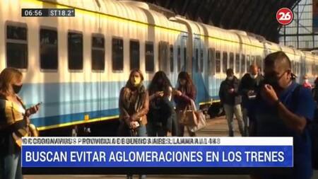 Coronavirus, Gobierno comenzará con sistema de reserva de pasajes en el tren Mitre, Canal 26