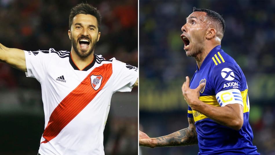 Scocco, River Plate, Tevez, Boca Juniors, NA