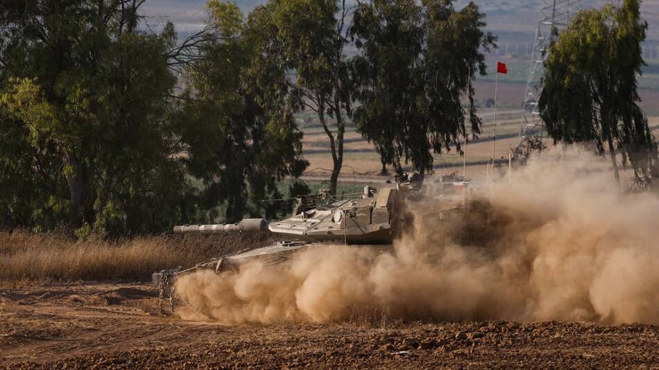 Israel; Tanques de guerra. Foto: Reuters.